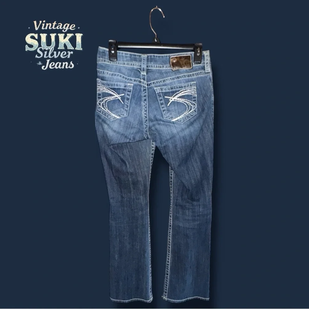 Silver Jeans Suki Mid Rise Curvy Bootcut Jeans Women's Size 26 Vintage Y2K